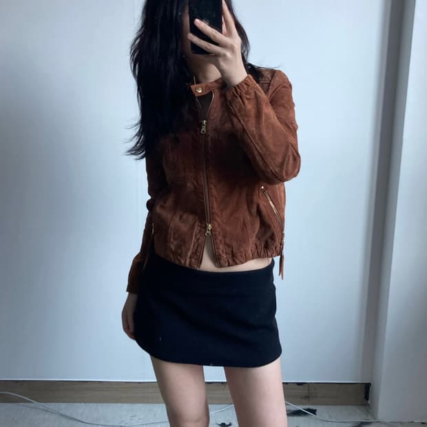 빈티지 스웨이드 자켓