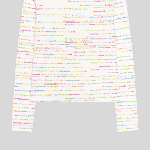 구해요) 샵페어리 jersey pattern long top 