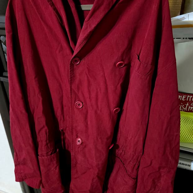 Y's for men 레드 후드 자켓