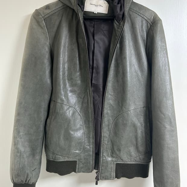 빔즈 후드레더자켓