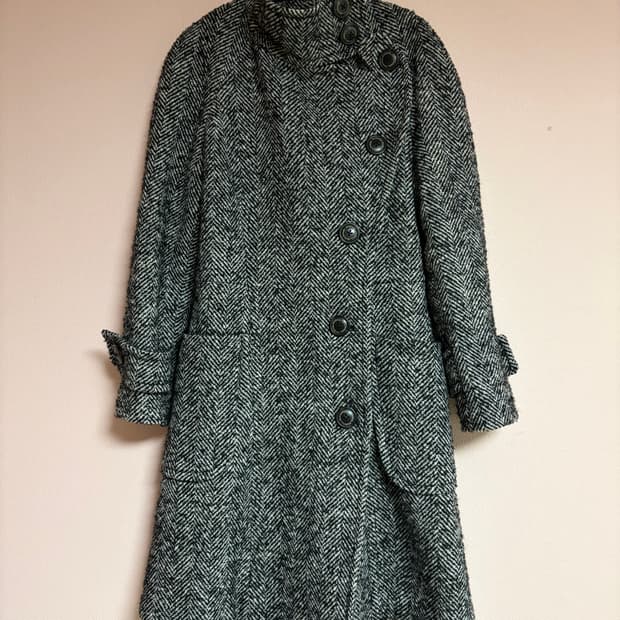 비비안웨스트우드 앵글로매니아 헤링본 코트