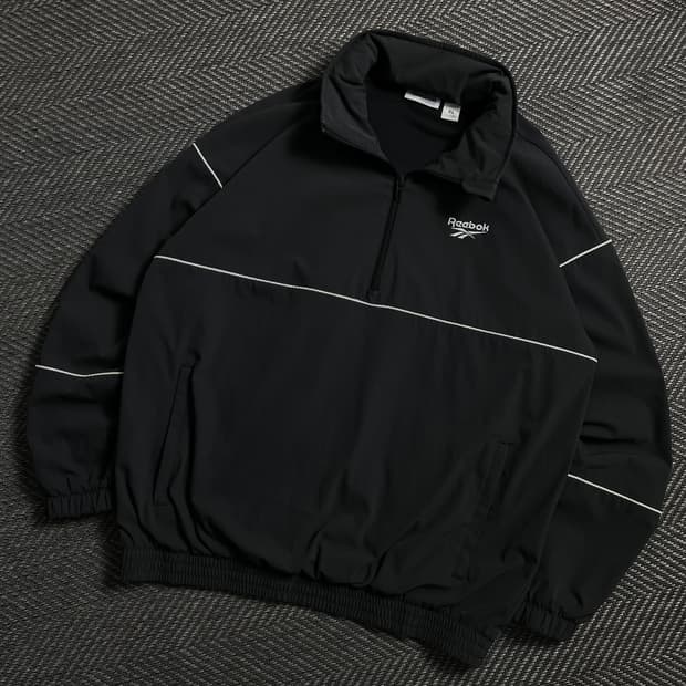 00s 리복 올드스쿨 클래식 자수 후드 아노락y 4956