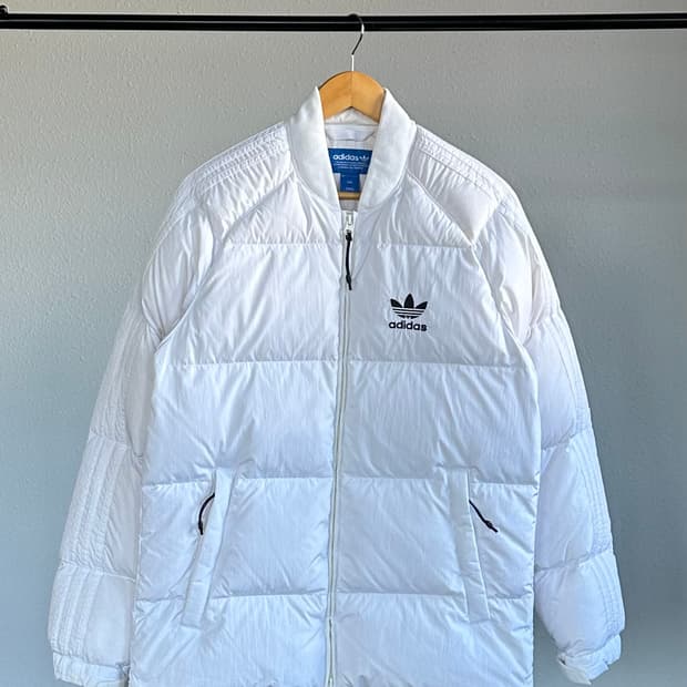[S-M]아디다스 트레포일 파이어버드 덕다운 패딩