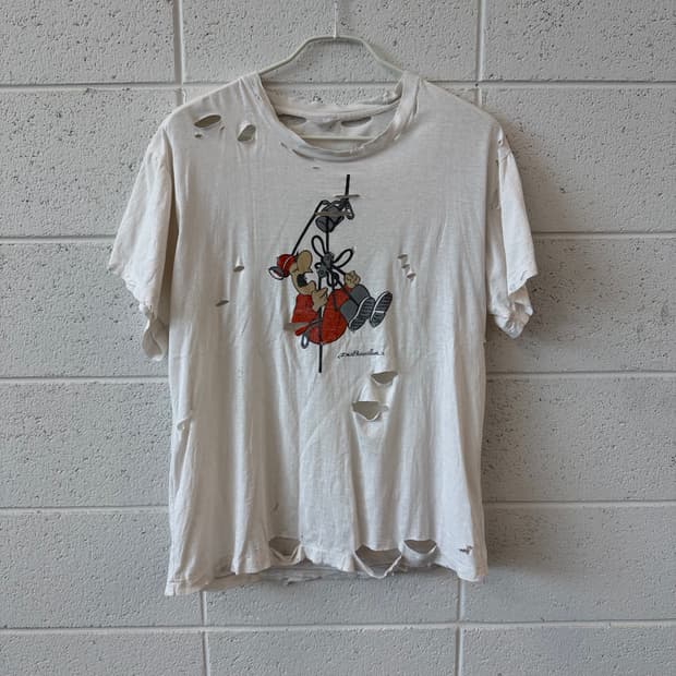 90s Vintage Distressed Boxy Tshirt