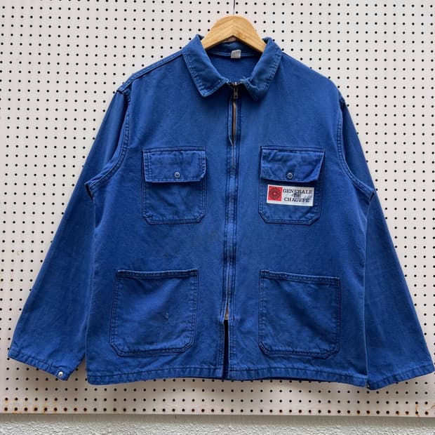 OLD VINTAGE WASHING BLUE 빈티지프렌치워크자켓