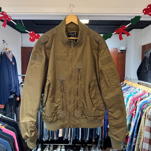 밀텍 택티컬 플라이트 자켓 빈티지 MA-1 항공점퍼 XXL