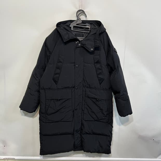 빈폴 스포츠 남성 롱패딩 덕다운 블랙 100