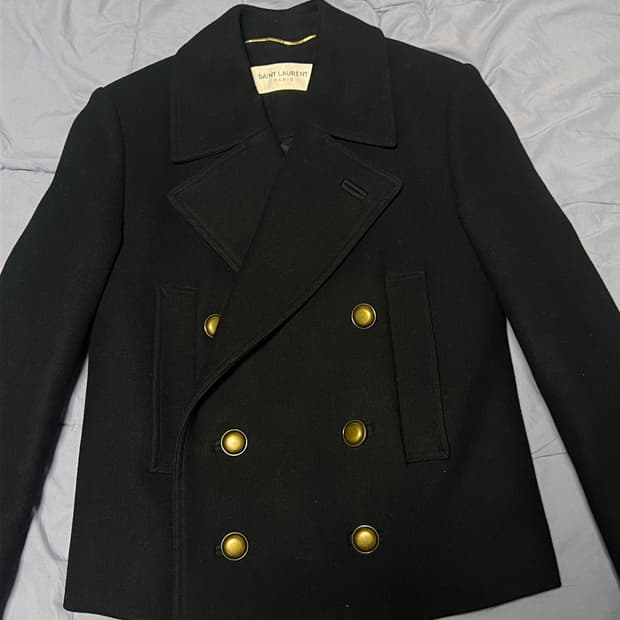 [S] 생로랑 숏 피코트