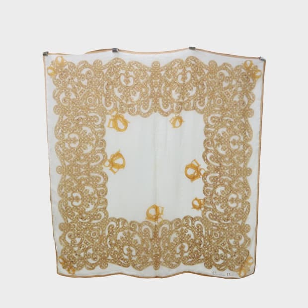 크리스찬 디올 실크 손수건 61603