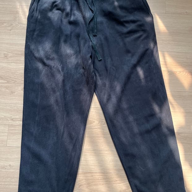 [1] 코모리 드로우 스트링 실크 블랙 팬츠