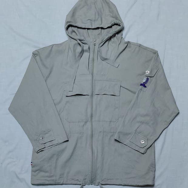 [L] PERSON'S(퍼슨즈) 빈티지 엠블럼 로고 후드 집업 자켓