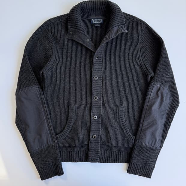 Polo  폴로 진스 컴퍼니 코튼 숄카라 버튼 니트 가디건