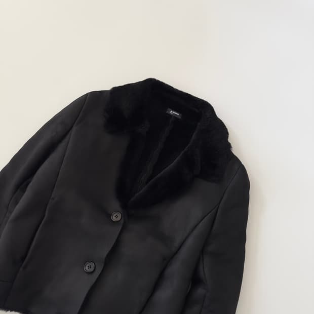 질샌더 jil sander navy 양가죽 모피 자켓