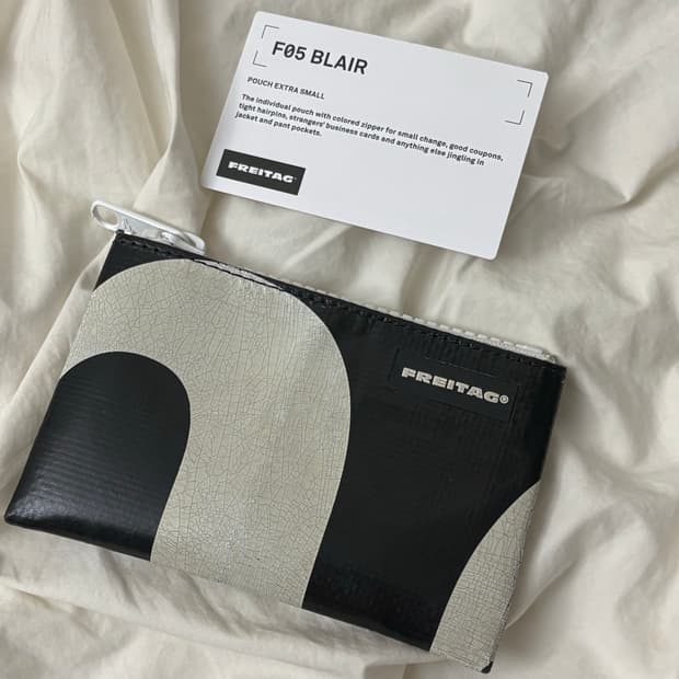 프라이탁 블레어 블랙 그레이 지갑