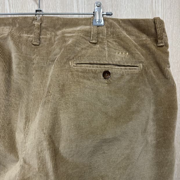 24FW)YCHAI 이카이 테이퍼드핏 코듀로이 팬츠36"/베이지