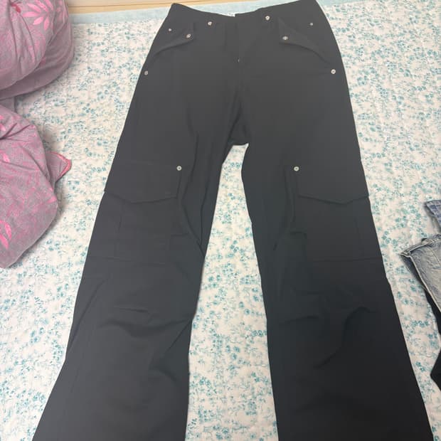 세터 토리노 스트링 카고 팬츠 캐비어 블랙