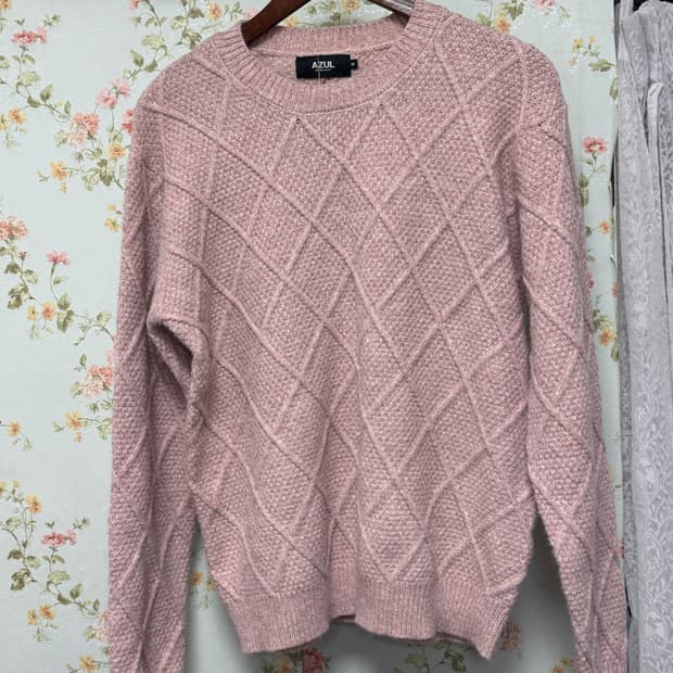 빈티지 핑크 니트