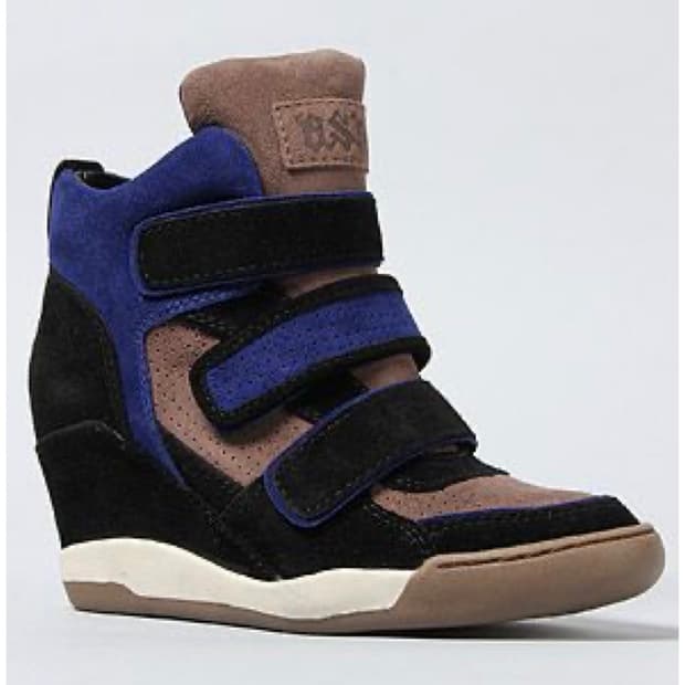 Ash 한정판 웨지 하이탑 스니커즈 36