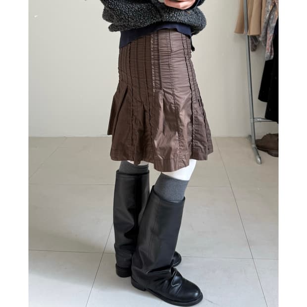 Rope 미디 스커트