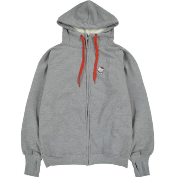 산리오 헬로키티 후드 집업