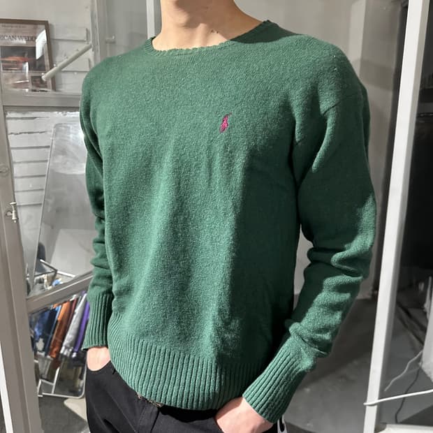 폴로 랄프로렌 91년도 램스울 니트