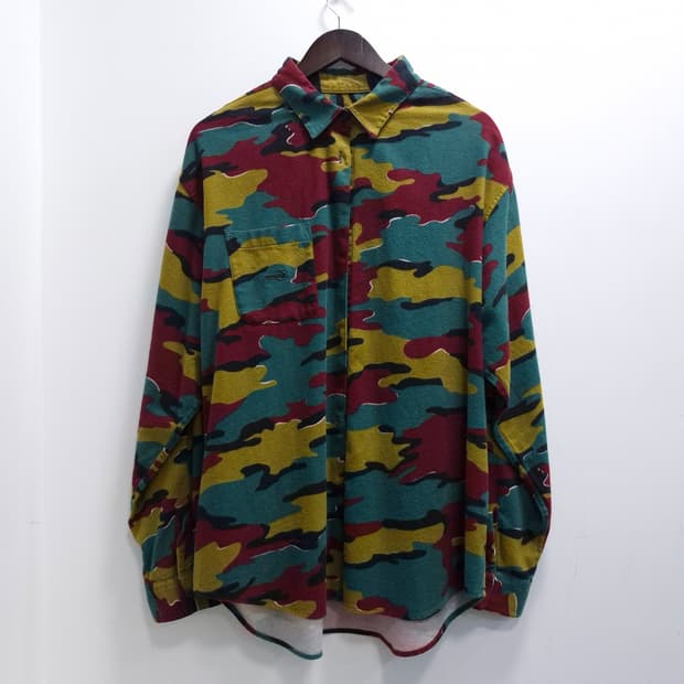 23FW 시즌 슈프림 플란넬 셔츠 카모 L