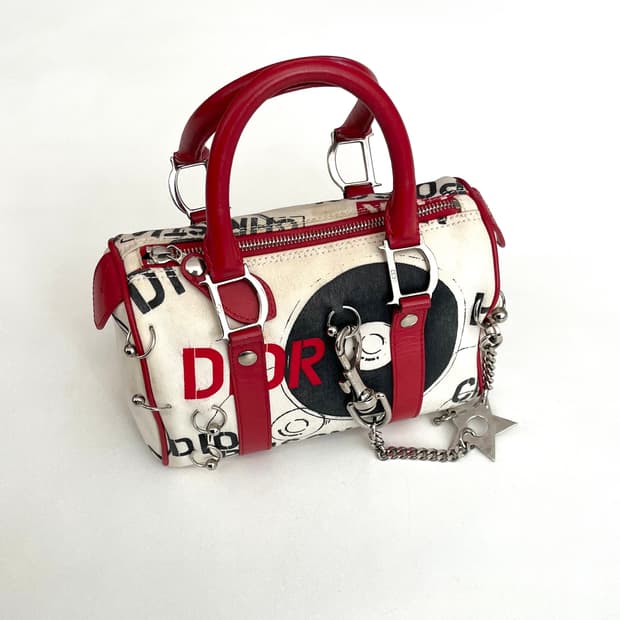 크리스찬 디올 2004 존갈리아노 리미티드 피어싱 하드코어 보스턴백