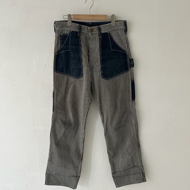 vtg Eight-G Hickory Stripe Paniter Pant.