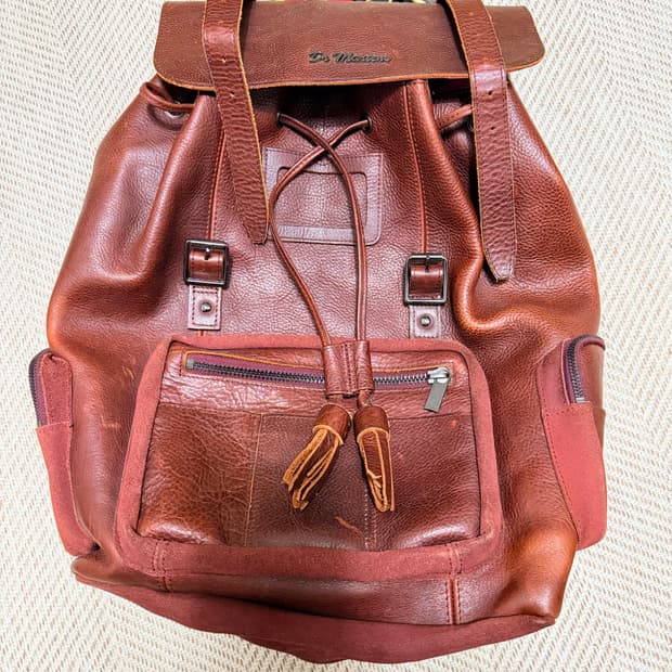 닥터마틴 빈티지 가죽백팩