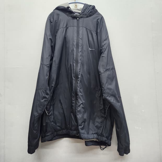나이키 로고 후드 바람막이(기모) XXL(2XL)