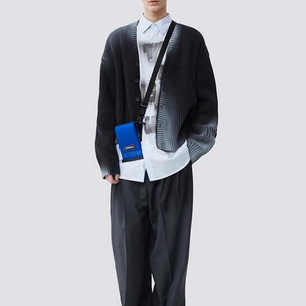 (짧은시간 1회 착용) 아더에러 글로우 가디건 A1 차콜