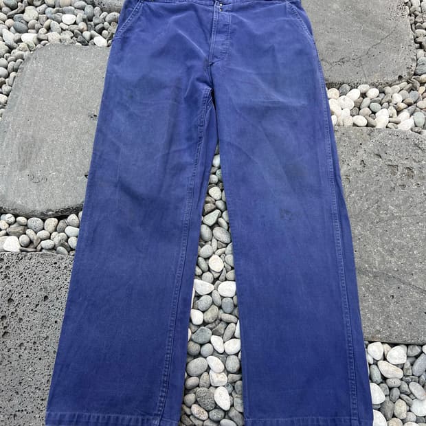 FADED VINTAGE WASHING OLD FRENCH 프렌치워크팬츠