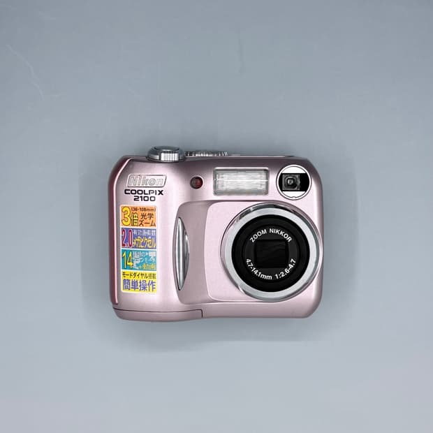 사쿠라’s픽!) 니콘 쿨픽스 2100 디카 빈티지 캠코더 /캐논