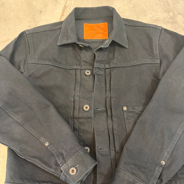 블랙사인 흑청 데님자켓 38사이즈 