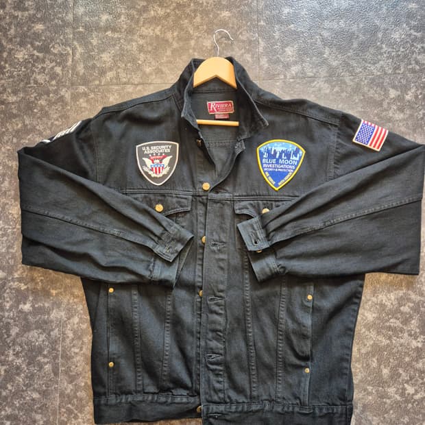 리비에라 블랙 데님 자켓 -XXL