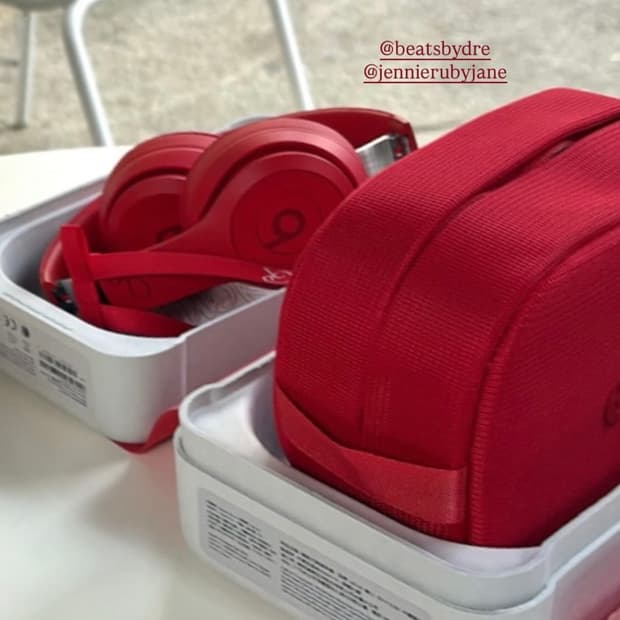 제니 비츠 솔로 헤드셋 빨강