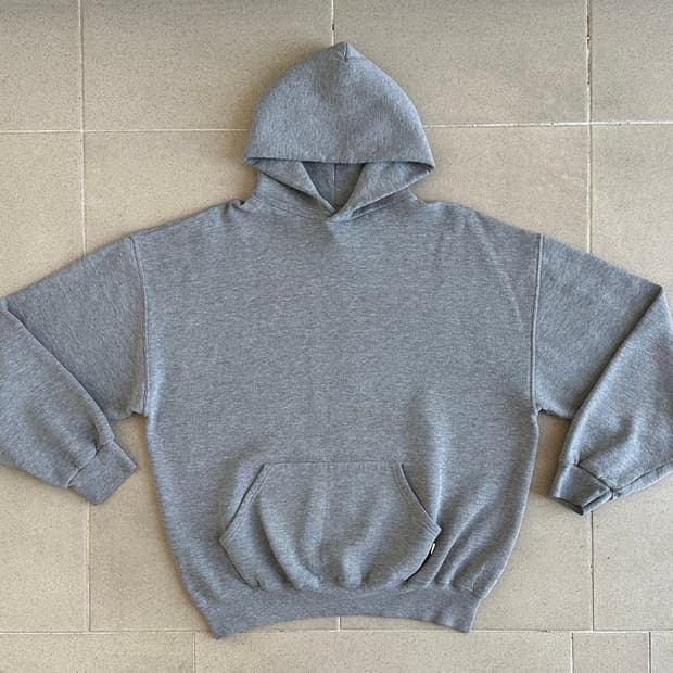90s 빈티지 러셀 후드 그레이 XL