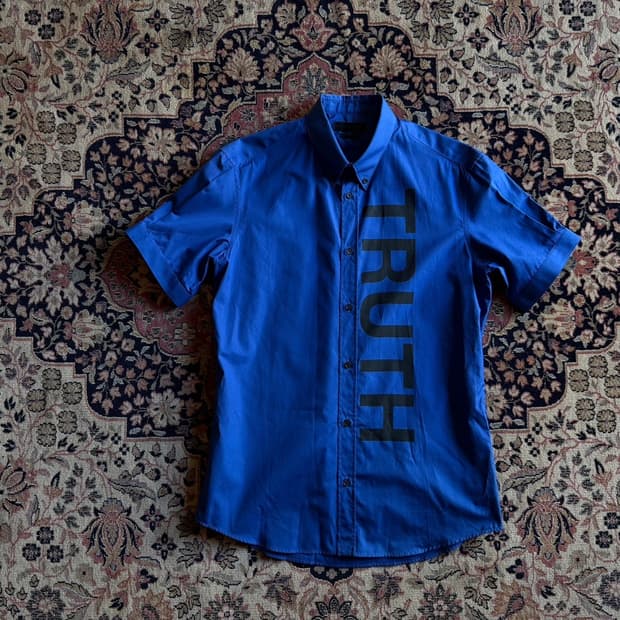 알락산더 맥퀸 숏슬리브 셔츠 100