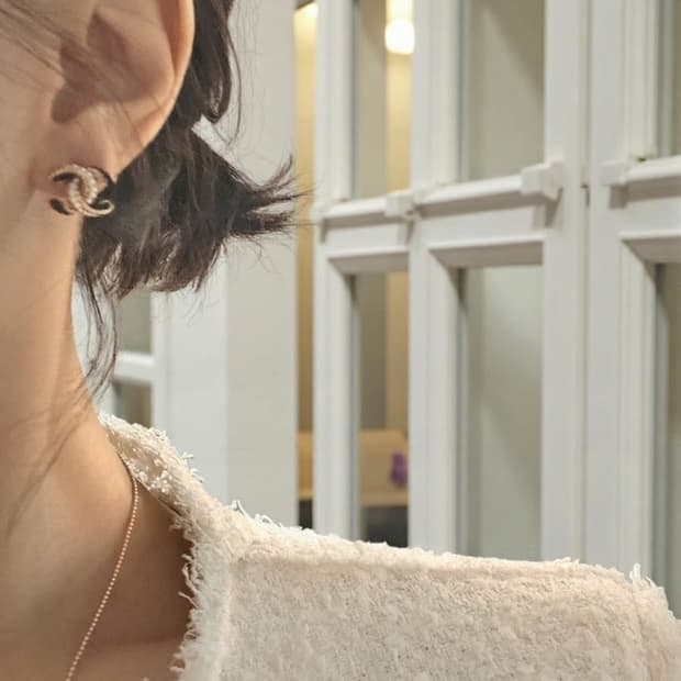 샤넬 빈티지 업사이클링 귀걸이