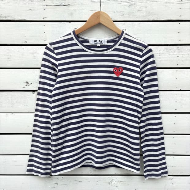 Comme des Garcons 꼼데가르송 스트라이프 롱슬리브 티셔츠