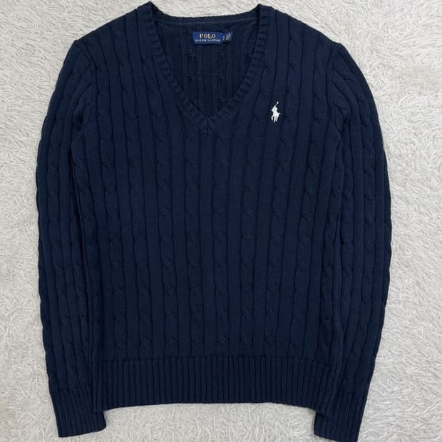 폴로 랄프 로렌 꽈배기 니트/#500