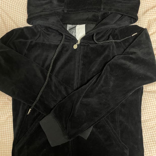 rady 레디 레이디 라디 키티 고전 벨벳 갸루 트레이닝 셋업 블랙