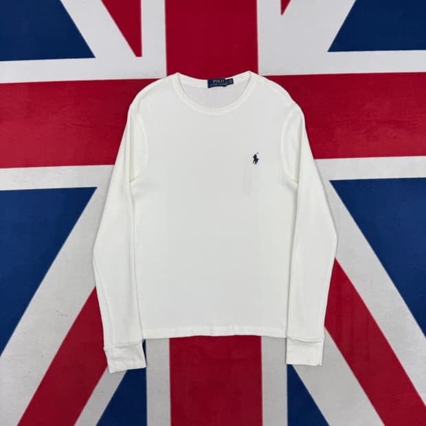 폴로 와플 롱슬리브 L 실측 S -M 