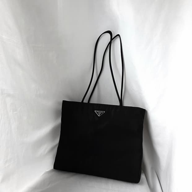 [정품 PRADA] 프라다 포코노 나일론 쇼퍼백 숄더백 라지