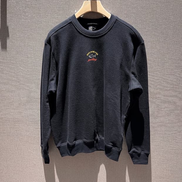 (정품/새상품) 폴앤샤크 네이비 로고 맨투맨