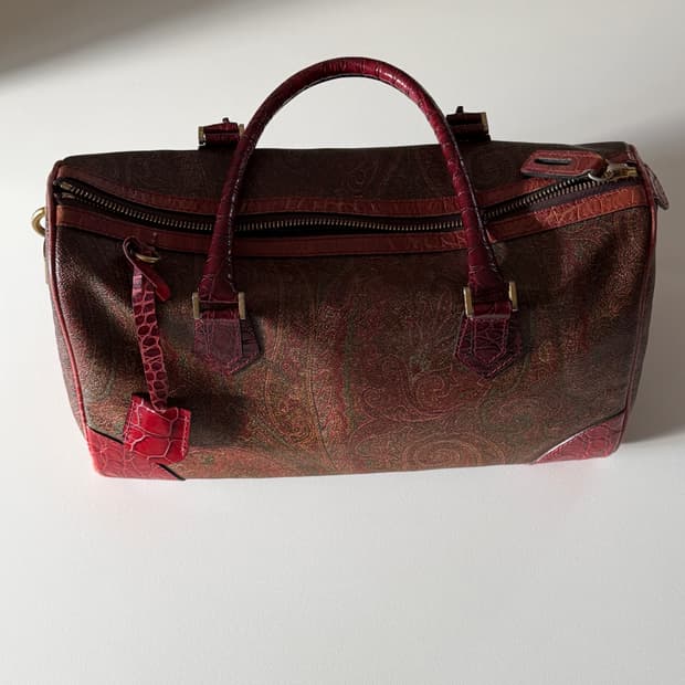 (거의 새거) 에트로 페이즐리 보스턴백 숄더백