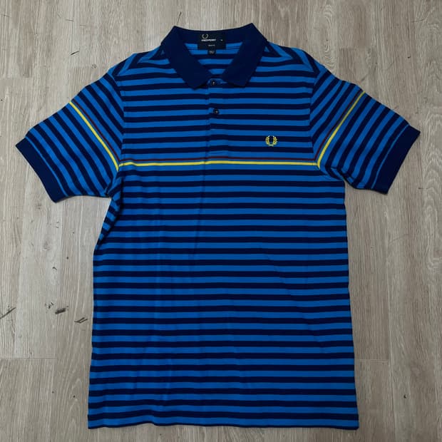 프레드페리 월계수 스트라이프 PK 반팔 카라티 M/95