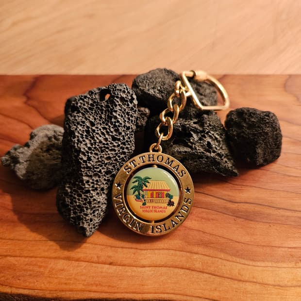 St.Thomas 버진 아일랜드 빈티지 키링