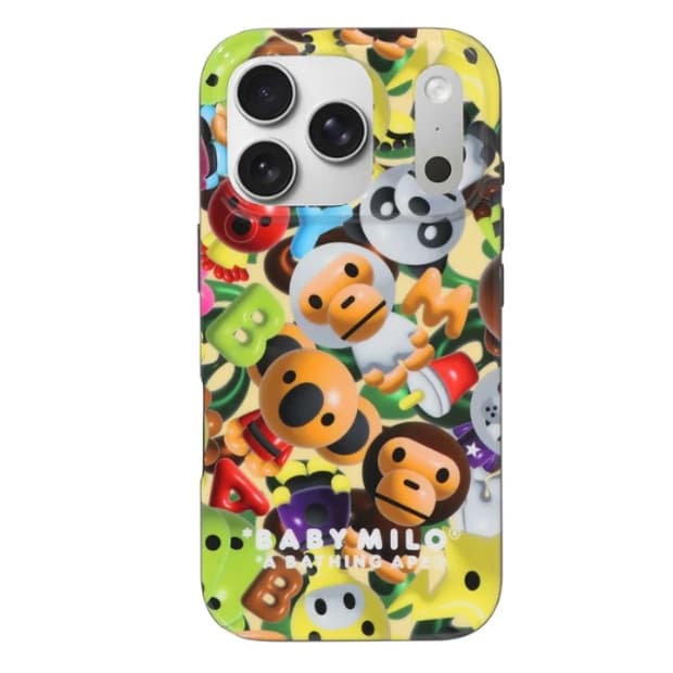 베이프 정품 마일로 3D 올 프렌즈  17프로 케이스