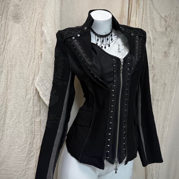 Ozz On Corset Detail Jacket